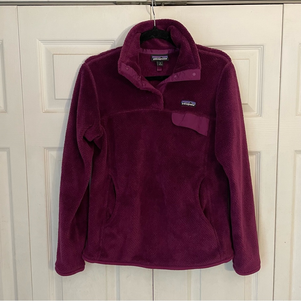 Patagonia Women's Deep Plum Fleece Pullover